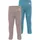 Outdoor Sports Normani Outdoor Sports Baby Merino Unterhose mit Füßen in Blau/Rosa Gr 74 Rosa Blau 74