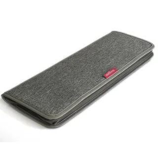 LeanTravel Premium Tie Case Organizer für die Reise mit Aufbewahrungstasche für Manschettenknöpfe und kleine Accessoires