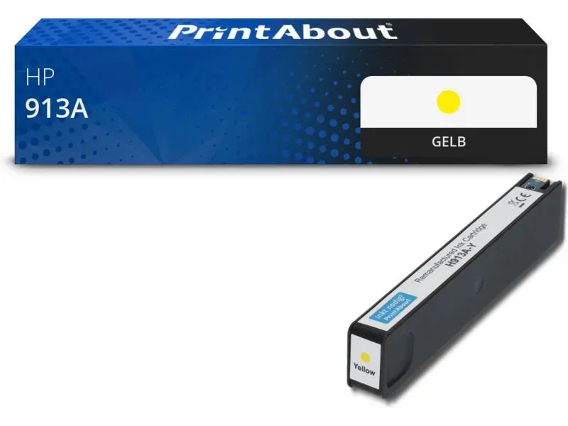 Druckerpatrone kompatibel mit HP 913A (F6T79AE) - Gelb