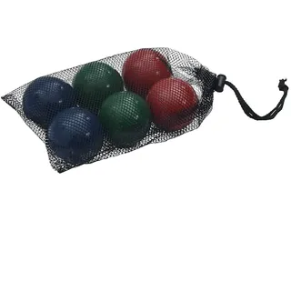 vidaXL 8-tlg. Boccia-Spielset mit Tragetasche Massivholz Kiefer