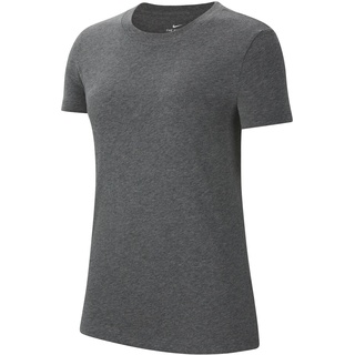 Nike Damen W Nk Park20 Tee T-Shirt, Charcoal Heathr/White, S EU