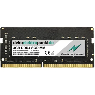 dekoelektropunktde 4GB DDR4 2666Mhz RAM Speicher kompatibler Ersatz für Synology Diskstation D4NESO-2666-4G