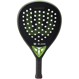 Wilson Blade Elite v2, Carbon-Glasfaser-Komposit/Eva, 365 g, Kopfgröße 510 cm2, Schwarz/Neongrün