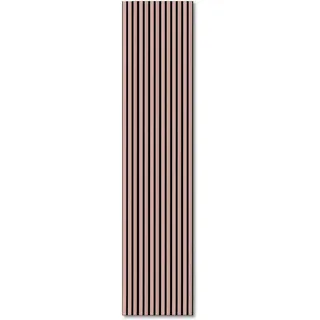 KAISER plastic® Akustikpaneele | Farbe: Pastell Lachs | Wandpaneele in verschiedenen Formaten | Lamellenwand in Pastellfarbe | moderne Wandverkleidung (Handmuster)