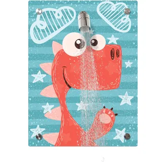 Fredis Kinderdusche Dino Set mit Duschkopf Kinder Dusche Pirat ohne Bohren