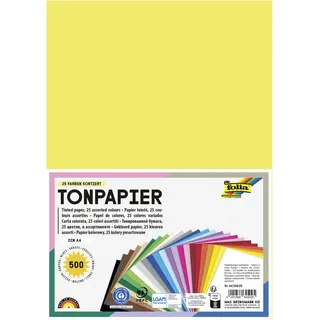 Folia Tonpapier farbsortiert 130 g/qm