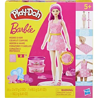 Hasbro Play-Doh Barbie Herzen & Haare Knete