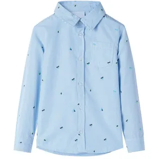 vidaXL Kinderhemd Hellblau 104