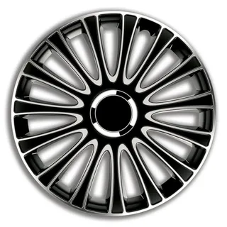 Radkappen 17 Zoll ABS – Verschiedene Designs – 4er Set für Stahlfelgen (17 Zoll Lemans)