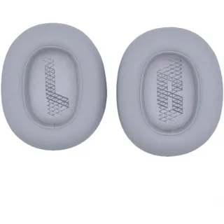 EffiFish Ersatz-Ohrpolster für JBL Live 770NC, Premium-Proteinleder-Kissen mit atmungsaktivem Design für bequeme Passform, Grau, 2 Stück