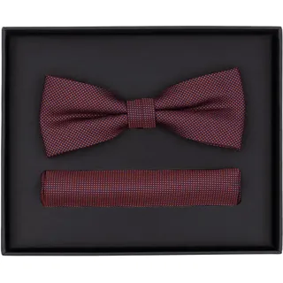 Venti Fliege und Einstecktuch in Dunkelorange | Gr.: onesize