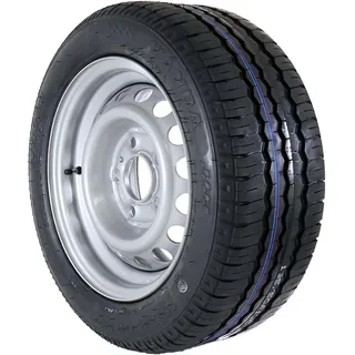 The Drive Komplettrad 195/50 R13 C 104/101N M+S für Pkw-Anhänger & Caravan – Felge 6Jx13 H2 ET30 – Lochkreis 5x112 – Tragkraft bis 900kg – Alligator CVV40 Metallventil – Ersatzrad für Autoanhänger