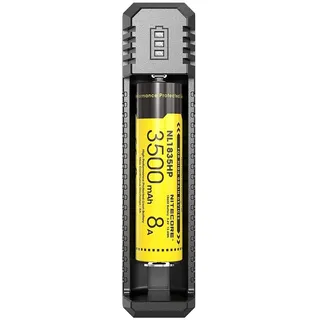 Nitecore UI1 1-Schacht USB-Ladegerät - schwarz