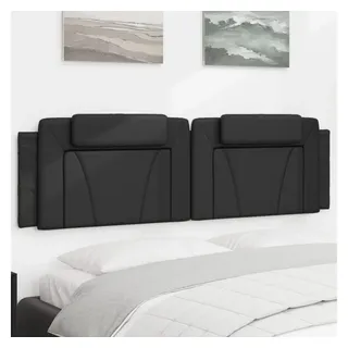 vidaXL Kopfteil-Kissen \"Viana\" Schwarz 180 cm Kunstleder