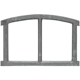 Aubaho Dekoobjekt Fenster grau Stallfenster Eisenfenster Scheunenfenster Eisen 40cm Anti grau