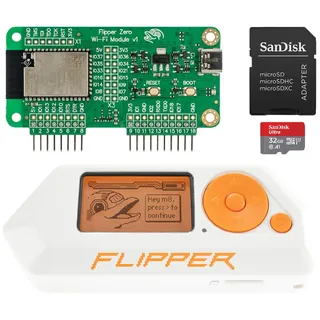 Flipper Zero WiFi Kit – Flipper Zero | WiFi Entwicklungskarte | 32 GB Micro SD Karte bis zu 120 MB/s | MicroSD zu SD Adapter