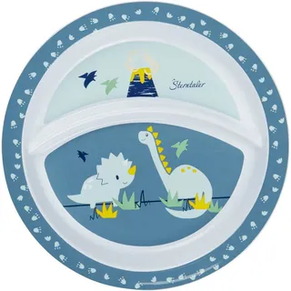Sterntaler 6822423-Teller DINO Rexi blau