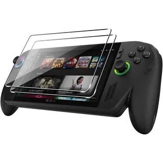 FDHYFGDY 2 Stück Schutzfolie für ROG Xbox Ally X/ROG Xbox Ally/ROG Ally/Ally X/MSI Claw A1M Panzerglas,9H Härte Schutzglas, Anti-Kratzen, Anti-Bläschen,HD Displayschutz