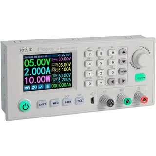 Joy-It RD6006 Labornetzgerät, einstellbar 0 - 60 V 0 mA - 6 A fernsteuerbar, programmierbar, schmale Bauform Anzahl Ausgänge 2 x
