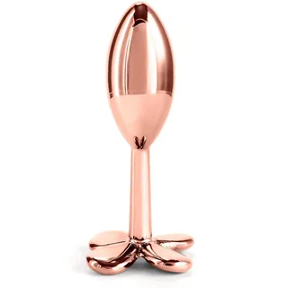 NS Novelties Rear Assets Clover Rose Gold Analplug 9,2 cm