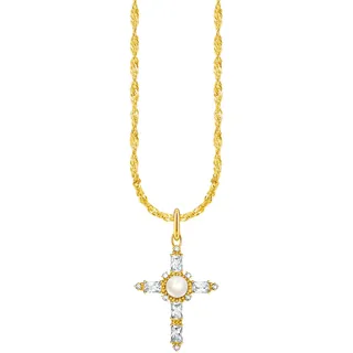 Thomas Sabo Kette mit Anhänger »Cross Romance, KE2296-167-11-L45V, -14-L45V, KE2296-445-14-L45V - - Damen - True - 40-45cm
