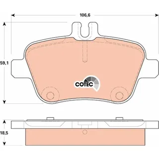 TRW Bremsbelagsatz, Scheibenbremse