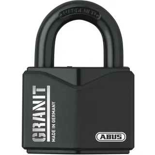 ABUS Granit 37/55 für den Außeneinsatz - aus gehärtetem Spezialstahl - mit ABUS-Plus Scheibenzylinder - ABUS-Sicherheitslevel 10