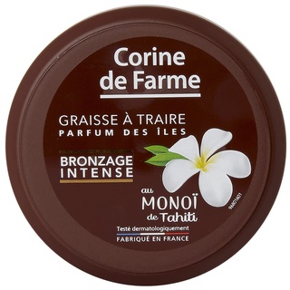 Corine de Farme Intensive Bräunungsfett – Duft der Inseln, für Mattes oder bereits bronziert – goldene und leuchtende Schal – mit Monoï Tahiti-Wasserbeständig – unter dermatologischer Kontrolle