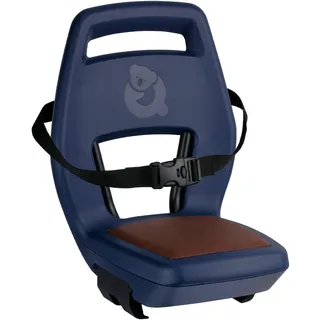QIBBEL Q342 Rücksitz 6+ Junior mit Fußstützen und Schutzplatten Marineblau