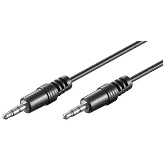 Logilink Audiokabel 3,5mm-Klinken-Stecker Mini-Phone stereo / 3,5mm-Klinken-Stecker Mini-Phone stereo 0,2m (CA1048)