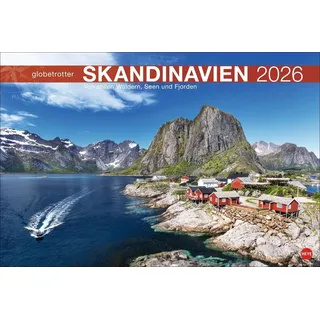 Heye Skandinavien Globetrotter Kalender 2026 - Von stillen Wäldern, Seen und Fjorden