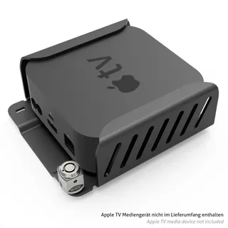 COMPULOCKS ATVEN43 Apple TV Halterung Zubehör, Schwarz