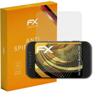 atFoliX Displayfolie kompatibel mit Kandao QooCam EGO Schutzfolie, entspiegelnde und stoßdämpfende FX Folie (3X)