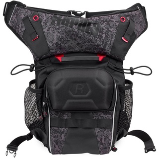 Rapala Unisex-Adult Angeltasche Urban Hip Pack-9L Hüfttasche-Organizer zum Angeln-Für Angelzubehör-Viele Fächer und Haken Tasche, Tarnfarben Schwarz, Einzigartig