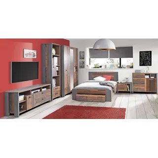 Forte Jugendzimmer CLIF, 7-tlg. Old Wood Vintage von Forte