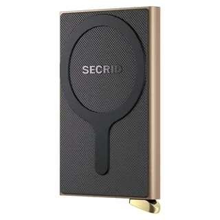 Secrid Cardprotector Fluted For Magsafe Kartenhalter beige