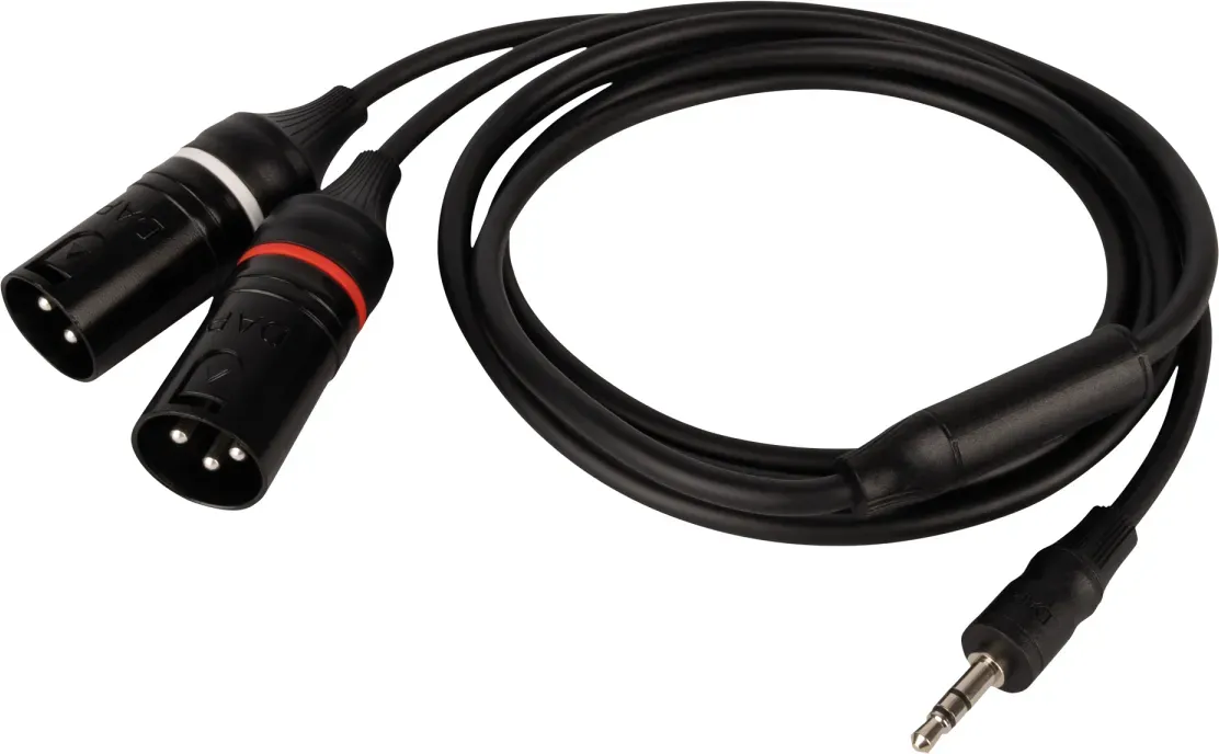 DAP FL120 - male stereo mini-jack to 2 XLR/M 3P 1.5 m 150 cm