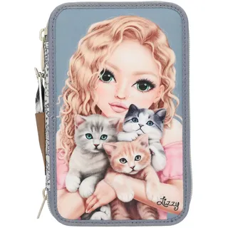 DEPESCHE TOPModel 3 Fach Federtasche CAT Love- Geschenke für Mädchen