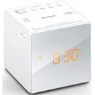 Sony ICF-C1W Weckeradio mit LED-Anzeige und Wecker in Weiß