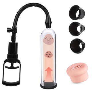 BDSMLOVE Penispumpe mit Muschi,Vakuumpumpe für den Mann,Penis Pumpe Penispumpen Penis Pump Penis Vakuumpumpe für Penisvergrößerung Penis verlängerung,Penis Extender Erektionshilfe für Männer (A Set)