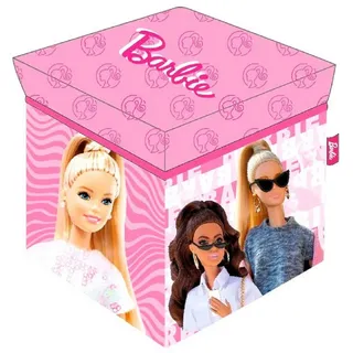 Barbie Praktische Aufbewahrungsbox – Perfekte Ordnung für das Kinderzimmer, 30x30x30 cm