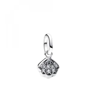 Pandora 793855C01 Mini Charm-Anhänger Silber Funkelnde Muschel