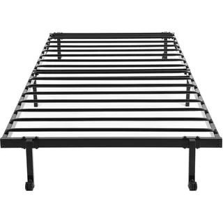 Folding Metall Rahmen, Einzelbett, eggree (TM) hochklappen entfernt Gästebetten, Boden für Gästebett Camping - Schwarz, 192 cm x 91 cm