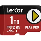 Lexar Play Pro (1000 GB, microSD Express), Speicherkarte, Rot, Schwarz