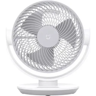 Xiaomi Smart Desktop Air Circulation Fan - Tischventilator mit 1180m3/h und 3D-Luftverteilung, 100 Stufen Windgeschwindigkeit, Ultra Leise 28.4dB(A), USB-C, Weiß