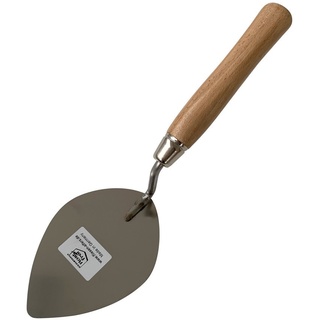 Fliesenkelle Herzform, 160 mm, Edelstahl mit Holzgriff | 