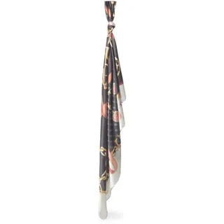 GUESS Tuch Foulard Scarf 125X125 Ivory Multi