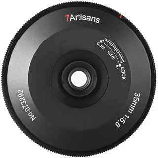 7artisans Ultradünnes Objektiv für Sony EMirrorless Kamera A6000 A6300 A6400, f5.6, 35 mm