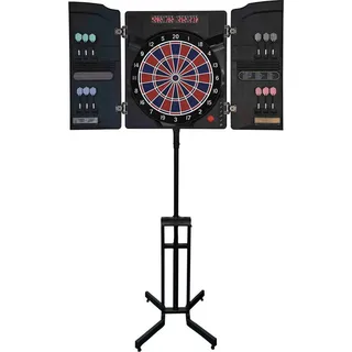 Dartona Dartautomat Set-Angebot E-Dartscheibe Dartona CB40 + Dartona Dartständer blau|rot