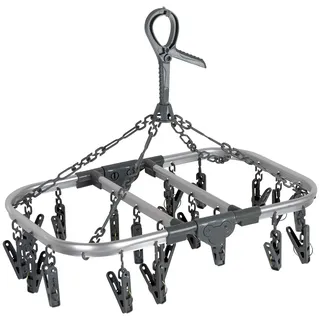 Bo-Camp Oval Wäscherad, 25x41cm, grau